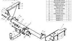 7 799 р. Фаркоп Лидер Плюс Honda CR-V RE1,RE2,RE3,RE4,RE5,RE7 дорестайлинг (2007-2010) (Без электропакета)  с доставкой в г. Тамбов. Увеличить фотографию 2