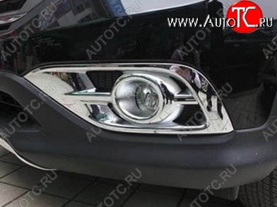 4 749 р. Подиумы противотуманных фар СТ Honda CR-V RM1,RM3,RM4 дорестайлинг (2012-2015)  с доставкой в г. Тамбов