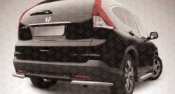 Защита заднего бампера из двух боковых уголков диаметром 57 мм Slitkoff Honda (Хонда) CR-V (СР-В)  RM1,RM3,RM4 (2012-2015) RM1,RM3,RM4 дорестайлинг