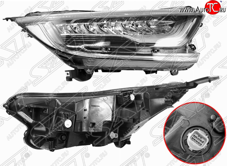 14 249 р. Правая передняя фара SAT (диодная, с электрокорректором) Honda CR-V RW,RT дорестайлинг (2016-2020)  с доставкой в г. Тамбов