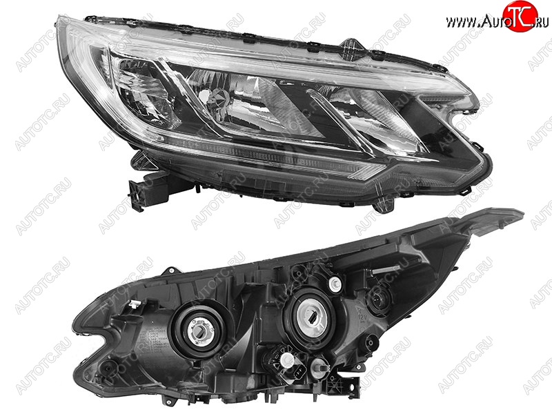 18 549 р. Правая фара SAT Honda CR-V RM1,RM3,RM4 рестайлинг (2014-2018)  с доставкой в г. Тамбов