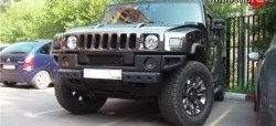 12 599 р. Решётка радиатора Standart HUMMER H2 (2002-2009) (Неокрашенная)  с доставкой в г. Тамбов. Увеличить фотографию 2