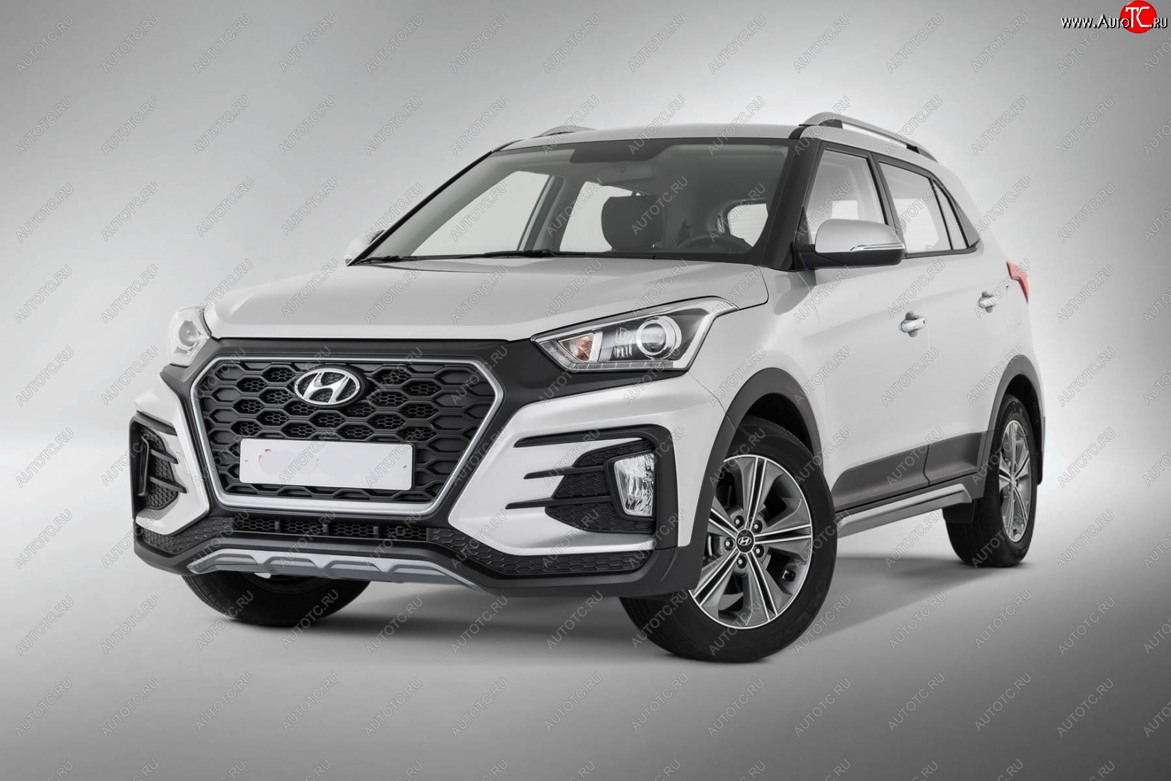 22 499 р. Передний бампер Xmug Hyundai Creta GS дорестайлинг (2015-2019) (Неокрашенный)  с доставкой в г. Тамбов