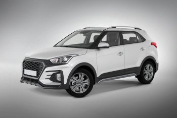 22 499 р. Передний бампер Xmug Hyundai Creta GS дорестайлинг (2015-2019) (Неокрашенный)  с доставкой в г. Тамбов. Увеличить фотографию 4