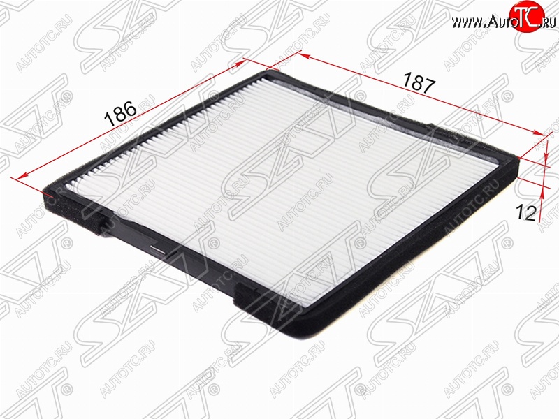229 р. Фильтр салонный SAT (186х187х12 mm)  Hyundai i10  PA (2007-2013), KIA Picanto ( 1 SA хэтчбэк 5 дв.,  2 TA хэтчбэк 5 дв.,  2 TA хэтчбэк 3 дв.) (2003-2017)  с доставкой в г. Тамбов