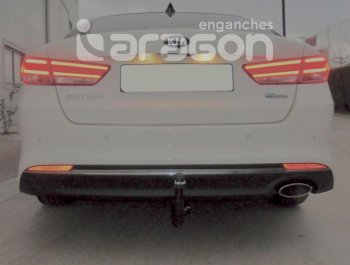 22 699 р. Фаркоп Aragon.(шар V) KIA Optima JF седан рестайлинг (2018-2020)  с доставкой в г. Тамбов. Увеличить фотографию 2