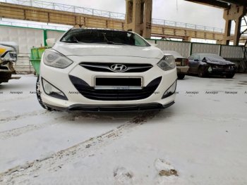 5 649 р. Юбка переднего бампера АВТОКРАТ Hyundai I40 1 VF дорестайлинг седан (2011-2015) (Неокрашенная)  с доставкой в г. Тамбов. Увеличить фотографию 2