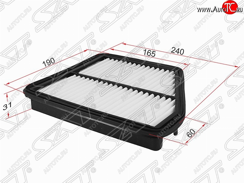 299 р. Фильтр воздушный двигателя SAT (1.5, 1.6, 1.8)  Hyundai Lavita - Matrix  1 FC  с доставкой в г. Тамбов