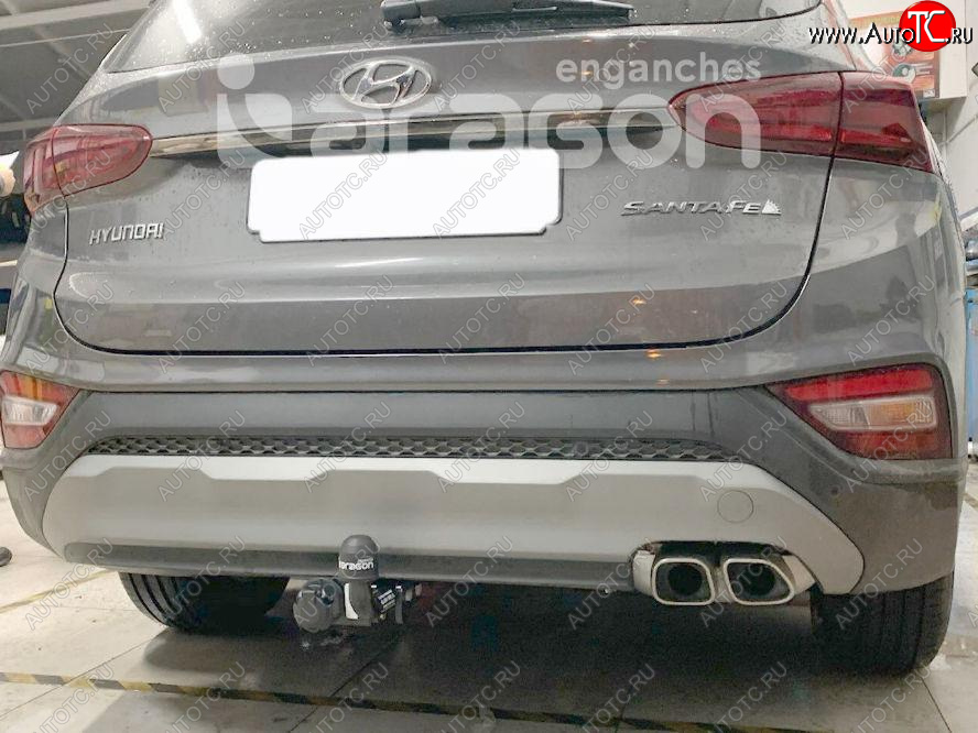 15 499 р. Фаркоп Aragon. (шар A) Hyundai Santa Fe TM дорестайлинг (2018-2021)  с доставкой в г. Тамбов