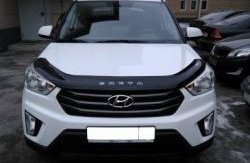 999 р. Дефлектор капота Russtal Hyundai Creta GS рестайлинг (2019-2021)  с доставкой в г. Тамбов. Увеличить фотографию 1