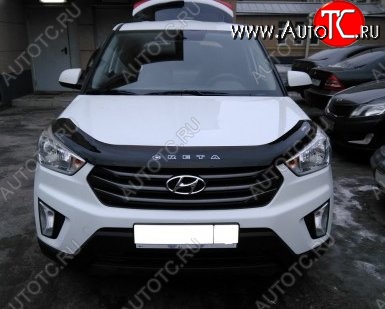 999 р. Дефлектор капота Russtal Hyundai Creta GS рестайлинг (2019-2021)  с доставкой в г. Тамбов