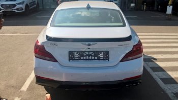 7 949 р. Спойлер на багажник АвтоКрат  Hyundai Genesis  DH (2014-2017) седан рестайлинг (Неокрашенный)  с доставкой в г. Тамбов. Увеличить фотографию 5