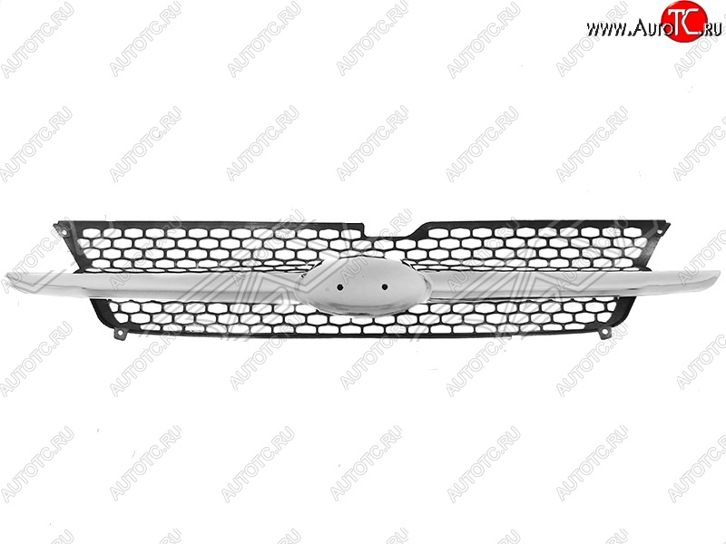 1 679 р. Решётка радиатора SAT (в сборе с хром. молдингом) Hyundai Getz TB хэтчбэк 5 дв. дорестайлинг (2002-2005) (Неокрашенная)  с доставкой в г. Тамбов