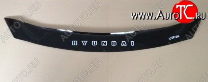 999 р. Дефлектор капота Russtal (короткий) Hyundai I40 1 VF дорестайлинг седан (2011-2015)  с доставкой в г. Тамбов