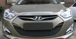 Сетка на бампер Russtal (черная) Hyundai I40 1 VF рестайлинг седан (2015-2019)