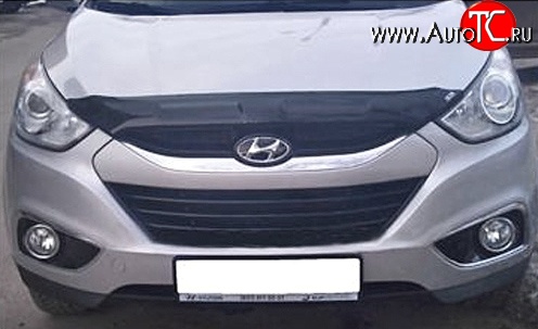 3 199 р. Дефлектор капота NovLine Hyundai IX35 LM рестайлинг (2013-2018)  с доставкой в г. Тамбов