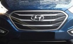 Накладка на решетку радиатора СТ Hyundai Tucson TL дорестайлинг (2015-2018)