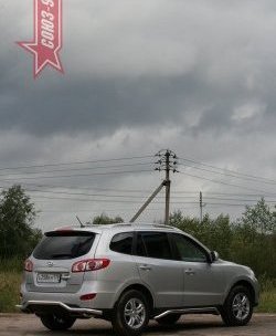 11 159 р. Защита заднего бампера Souz-96 (d60) Hyundai Santa Fe CM рестайлинг (2009-2012)  с доставкой в г. Тамбов. Увеличить фотографию 2