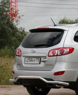 Защита заднего бампера Souz-96 (d60) Hyundai Santa Fe CM рестайлинг (2009-2012)