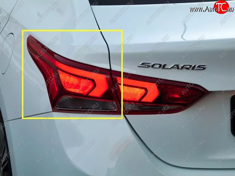 26 899 р. Фара задняя левая Стандартная (светодиодная) Hyundai Solaris HCR седан дорестайлинг (2017-2020)  с доставкой в г. Тамбов