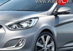 4 299 р. Переднее левое крыло Стандартное  Hyundai Solaris  RBr (2010-2017) седан дорестайлинг, хэтчбэк дорестайлинг, седан рестайлинг (Окрашенное)  с доставкой в г. Тамбов. Увеличить фотографию 2