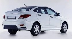 3 599 р. Пороги накладки Sport KIA Rio 3 QB дорестайлинг седан (2011-2015) (Неокрашенные)  с доставкой в г. Тамбов. Увеличить фотографию 6