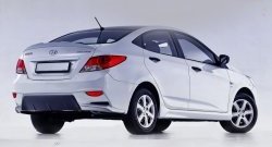 3 599 р. Пороги накладки Sport KIA Rio 3 QB дорестайлинг седан (2011-2015) (Неокрашенные)  с доставкой в г. Тамбов. Увеличить фотографию 7