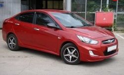 Пороги накладки Sport v2 KIA Rio 3 QB дорестайлинг седан (2011-2015)