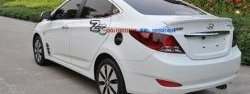 Лип спойлер M-VRS Hyundai Solaris RBr седан дорестайлинг (2010-2014)