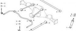 469 р. Полиуретановая втулка стабилизатора задней подвески Точка Опоры Hyundai Terracan HP дорестайлинг (2001-2004)  с доставкой в г. Тамбов. Увеличить фотографию 2