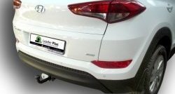 7 399 р. Фаркоп Лидер Плюс. Hyundai Tucson TL рестайлинг (2018-2021) (Без электропакета)  с доставкой в г. Тамбов. Увеличить фотографию 2