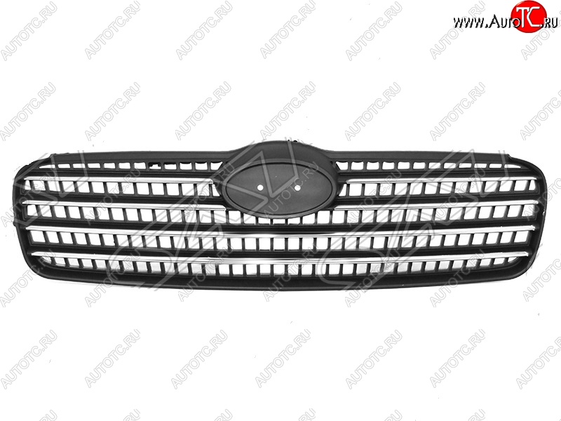 2 199 р. Решётка радиатора SAT  Hyundai Verna  2 MC (2005-2011) седан (Неокрашенная)  с доставкой в г. Тамбов