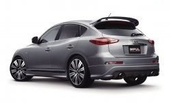 31 249 р. Накладка на задний бампер Impul INFINITI EX35 J50 (2007-2013) (Неокрашенная)  с доставкой в г. Тамбов. Увеличить фотографию 3