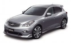 41 249 р. Передний бампер Impul INFINITI EX35 J50 (2007-2013) (Неокрашенный)  с доставкой в г. Тамбов. Увеличить фотографию 2