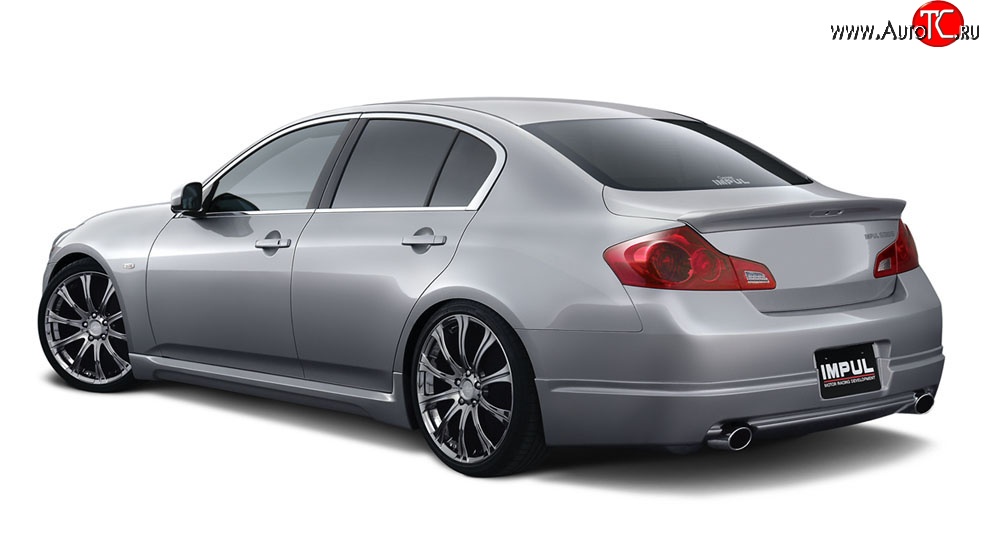 24 999 р. Комплект порогов Impul INFINITI G35 V36 седан (2006-2015) (Неокрашенные)  с доставкой в г. Тамбов