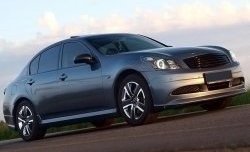 7 949 р. Накладка на передний бампер H Style INFINITI G35 V36 седан (2006-2015) (Неокрашенная)  с доставкой в г. Тамбов. Увеличить фотографию 2