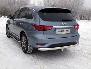 15 349 р. Фаркоп (тягово-сцепное устройство) TCC INFINITI QX60 L50 рестайлинг (2016-2021) (Оцинкованный, шар E)  с доставкой в г. Тамбов. Увеличить фотографию 2