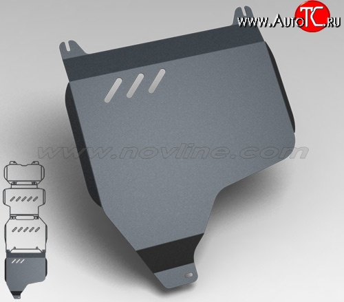4 299 р. Защита раздаточной коробки Novline (5.6, АКПП, 3 мм) INFINITI QX56 Z62 (2010-2013)  с доставкой в г. Тамбов