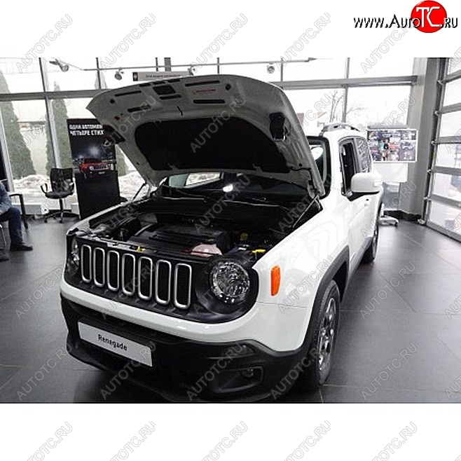 2 049 р. Упоры капота Russtal Jeep Renegade (2015-2025)  с доставкой в г. Тамбов