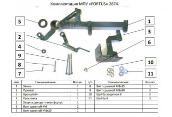 15 899 р. Замок КПП FORTUS (6MT) KIA Seltos (2019-2025)  с доставкой в г. Тамбов. Увеличить фотографию 3