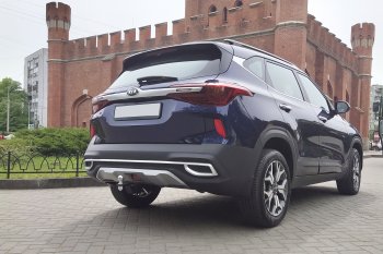 15 399 р. Фаркоп Petroil Tuning (съемный квадрат) KIA Seltos (2019-2024)  с доставкой в г. Тамбов. Увеличить фотографию 5