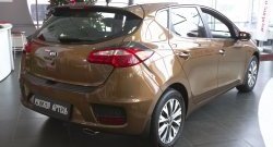 1 779 р. Защитная накладка на задний бампер RA  KIA Ceed  2 JD (2015-2018) рестайлинг, хэтчбэк  с доставкой в г. Тамбов. Увеличить фотографию 2