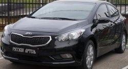 889 р. Реснички на фары RA  KIA Cerato  3 YD (2013-2016) дорестайлинг седан (Неокрашенные)  с доставкой в г. Тамбов. Увеличить фотографию 4