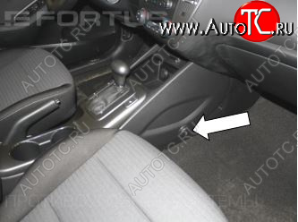 12 849 р. Замок КПП FORTUS (AT+)  KIA Cerato  3 YD (2013-2016) дорестайлинг седан  с доставкой в г. Тамбов