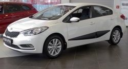 3 799 р. Молдинги RA (широкие, комплект на 4 двери)  KIA Cerato  4 BD (2018-2024) дорестайлинг седан, рестайлинг седан (Поверхность глянец (под окраску), Неокрашенные)  с доставкой в г. Тамбов. Увеличить фотографию 4