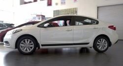 3 289 р. Молдинги RA (узкие, комплект 4 шт.)  KIA Cerato  3 YD (2013-2019) дорестайлинг седан, рестайлинг седан (Поверхность глянец (под окраску), Неокрашенные)  с доставкой в г. Тамбов. Увеличить фотографию 5