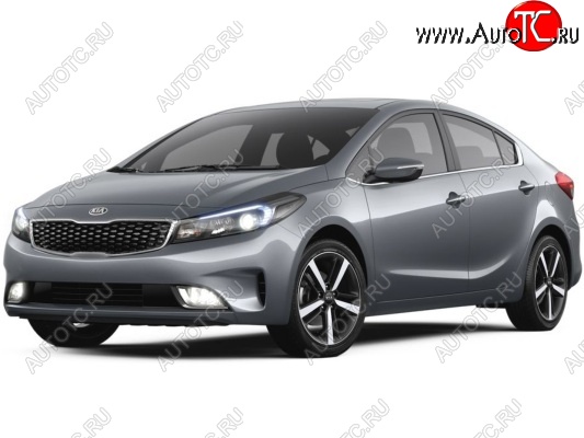 3 389 р. Передний бампер JORDEN KIA Cerato 3 YD рестайлинг седан (2016-2019) (Неокрашенный)  с доставкой в г. Тамбов