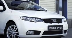 619 р. Реснички на фары RA  KIA Cerato  2 TD (2008-2013) седан (Поверхность глянец (под окраску), Неокрашенные)  с доставкой в г. Тамбов. Увеличить фотографию 4