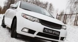 3 899 р. Решётка радиатора (Forte) RA  KIA Cerato  2 TD (2008-2013) седан (Поверхность глянец (под окраску), Неокрашенная)  с доставкой в г. Тамбов. Увеличить фотографию 2