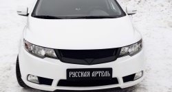 3 899 р. Решётка радиатора (Forte) RA  KIA Cerato  2 TD (2008-2013) седан (Поверхность глянец (под окраску), Неокрашенная)  с доставкой в г. Тамбов. Увеличить фотографию 3